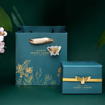 

happy birthday paper bag exquisite gift box packaging boxes for party favors butterfly wedding cake boxes bomboniere nascita 1pc