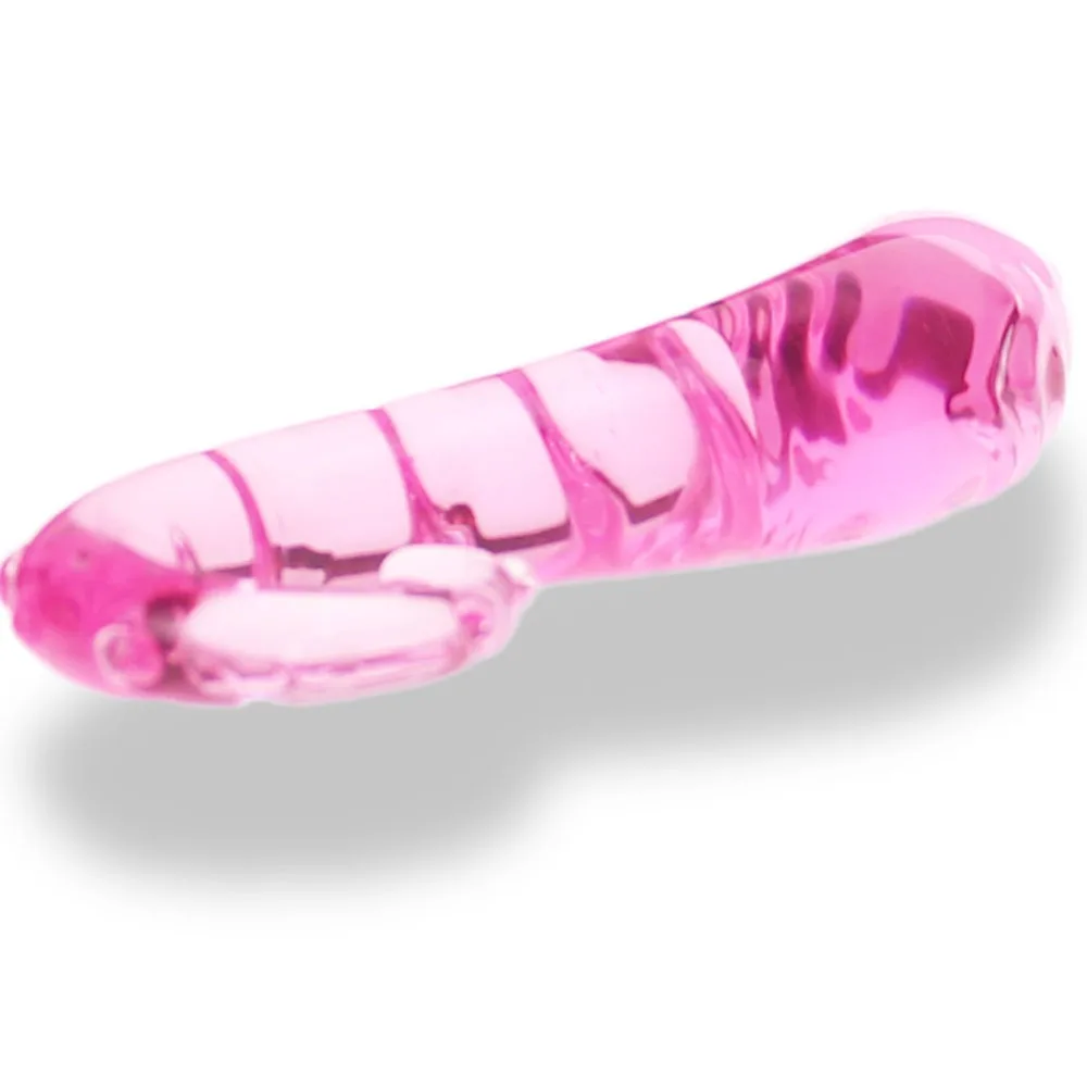 hh020 Glass plug sea horse anal Tentacle Dildo (1)