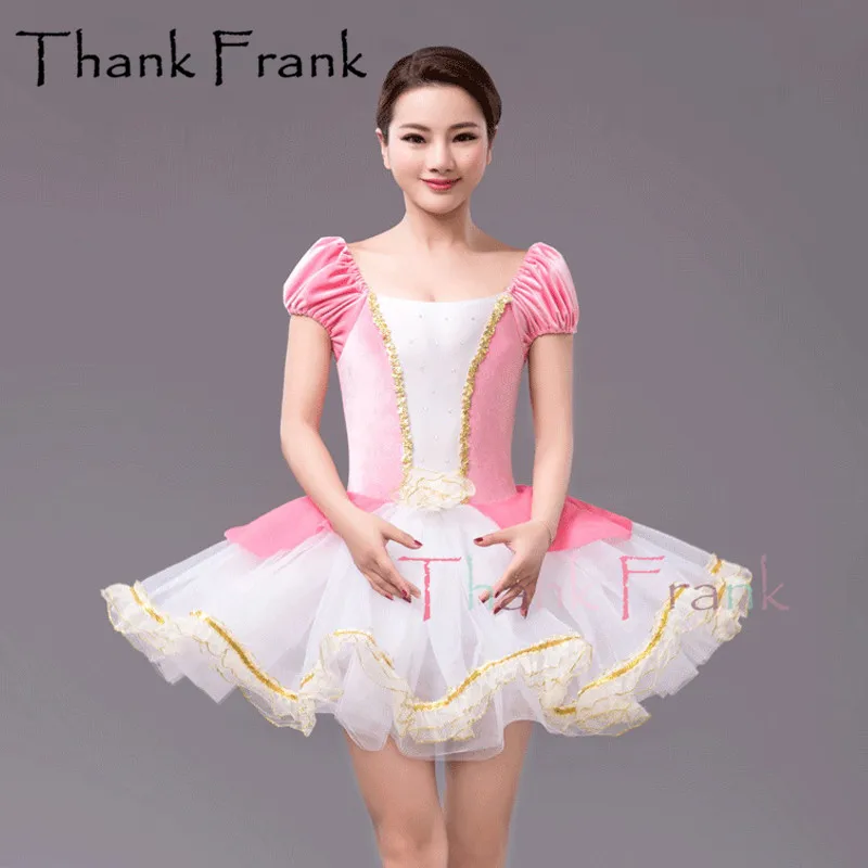 

Pink Fairy Professional Ballet Tutu Dress Children Adult Dance Costume C9