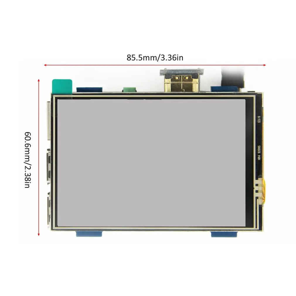 ЖК-модуль 3,5 дюймов pi TFT 3,5 дюймов резистивный сенсорный экран 3,5 дюймов ЖК-экран модуль HDMI интерфейс для Raspberry pi