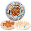 Children Classica Board Game Wooden Toys Memory Chess Single Chess Peg Solitaire Diamond Logical Thinking Educational Toys Gifts 1