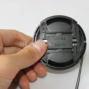 62mm Center Pinch Snap on Front Cap For Sony Canon Nikon Lens Filters New and high quality