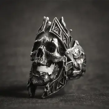 Bague tête de mort Dieux