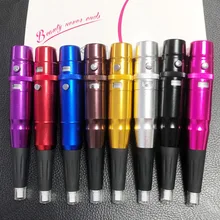 3 шт. розовый/фиолетовый/черный/синий/бровей/золотой/красный/татуировки перманентный макияж ручка машина 35000R/M макияж бровей губ татуировки машины