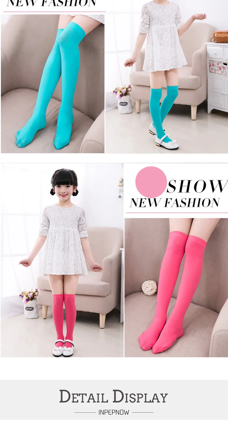 儿童袜子_六一儿童袜子-女童长筒袜-过膝宝宝-白色韩版---阿里巴巴_11