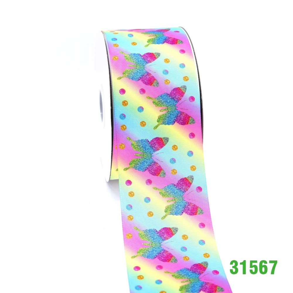 31567 50 ярдов мультфильм печатных корсажная лента 31563 - Цвет: 31567
