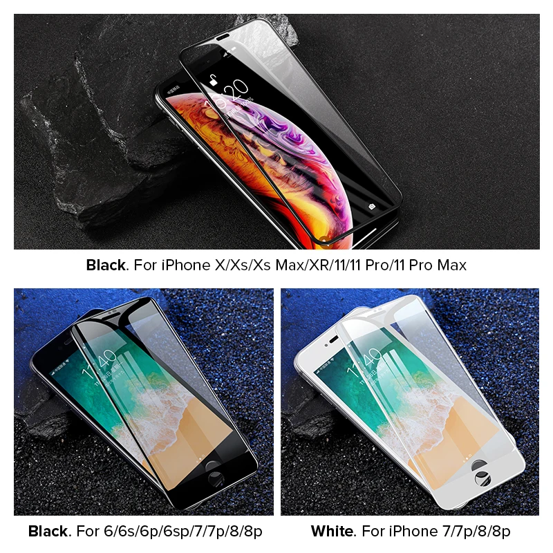 Защитное стекло Ugreen для iPhone 7 X XS 3D протектор экрана из закаленного стекла 6 Plus Max 11
