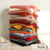 High Quality Cashmere Scarves Women 2024 New Winter Thicken Warm Soft Pashmina Shawls Wraps Solid Female Wool Long Tassel Scarf 4