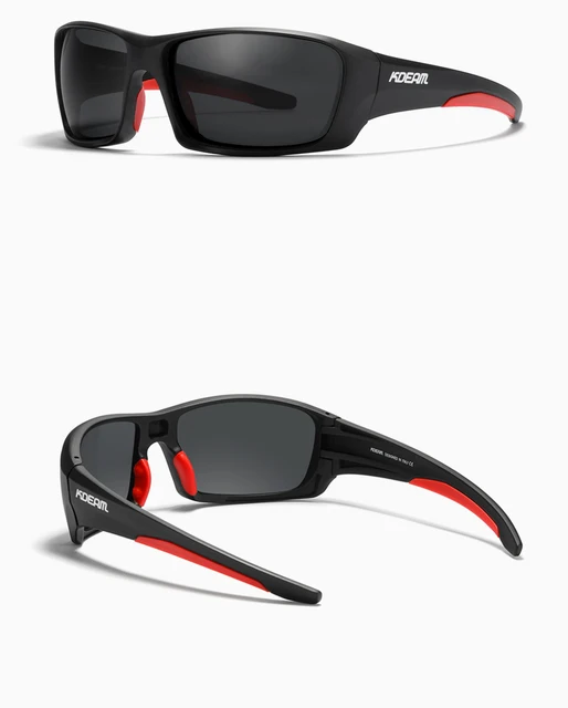KDEAM Lightweight yet Durable TR90 Sunglasses Men Polarized and