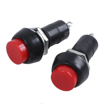 

2pcs 2Pin SPST OFF-(ON) N/O Momentary Push Button Switch Normally Open