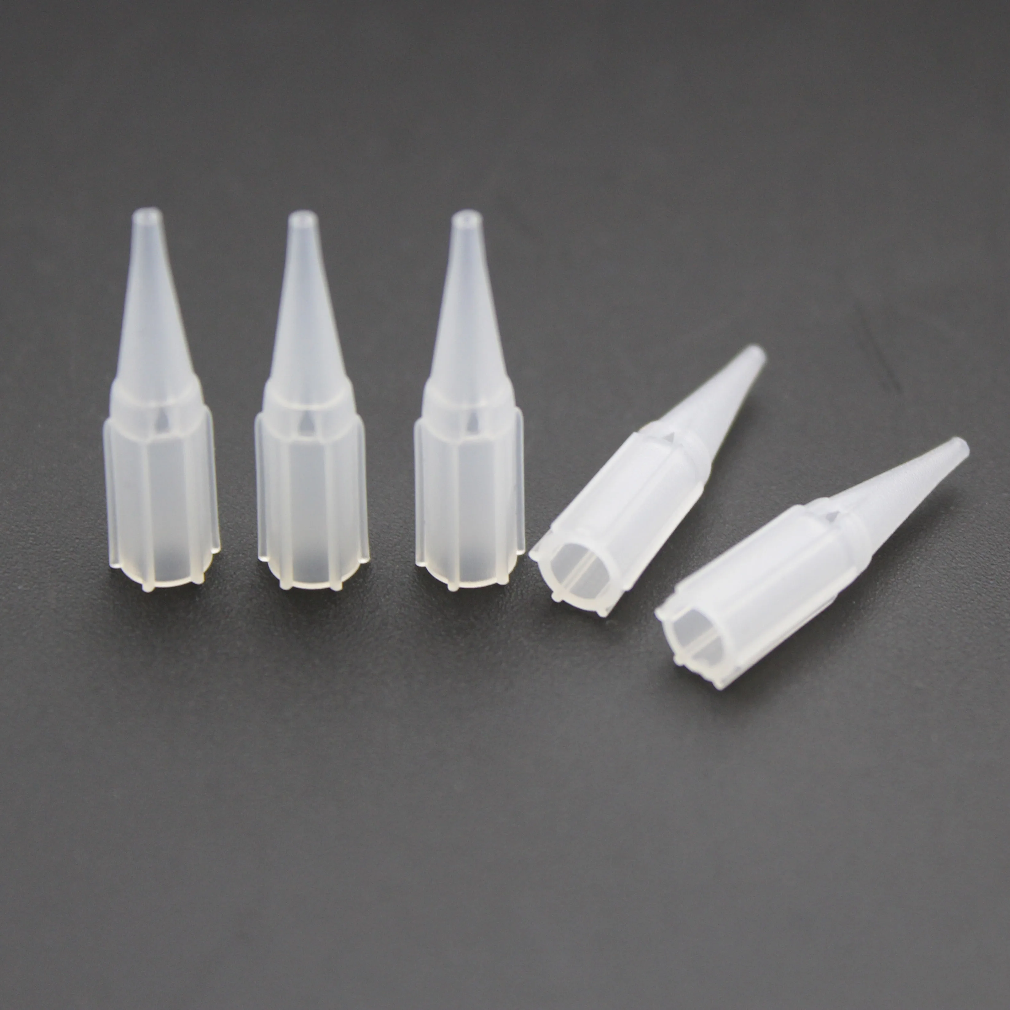 Tattoo Needle machine Caps With Hole Nozzle Tip Permanent Makeup Eyebrow Lip Body Mircoblading Supplies 1R 3R