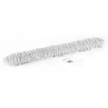 

90*214.5cm Aluminium Metal Chain Strip Curtain Fly Pest Insect Control Decoration Door Screen Roller Blind Curtain Connector