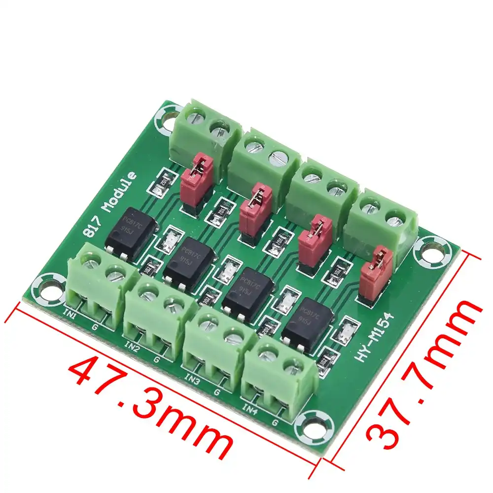 PC817 Isolation Driving Module 4-Channel Voltage Converter Module Optocoupler FR