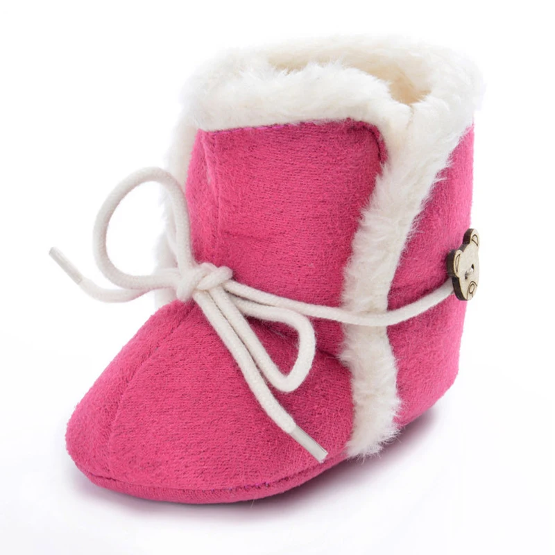 0-18 м, первые ходунки для малышей 11, 12, 13 см, замшевые хлопковые ботинки для малышей, теплые, бархатные, утолщенные, спереди, с кружевом, в стиле ретро