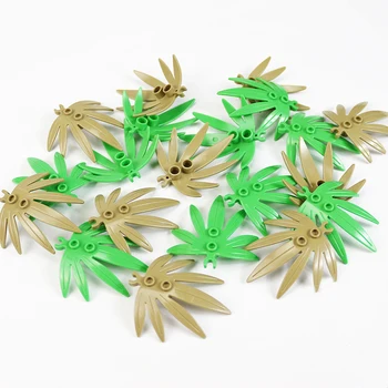 

50pcs/set MOC Bricks City Garden Plants Leaves Grass Part Building Blocks Mini Trees Accessories DIY Toys Kids Gifts