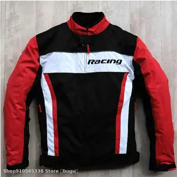 

New Motorcycle Jackets fit for honda jacket Motocross Racing Suit Riding Coat Removable liner with Protectors