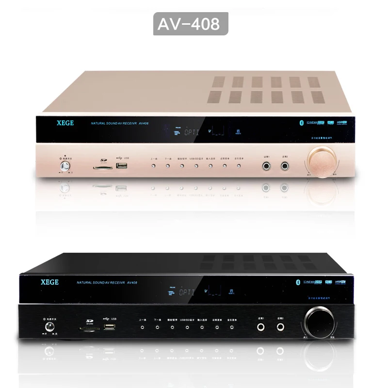 Kaolanhon 650 Вт AV-408 Bluetooth усилитель 5,1 канальный домашний кинотеатр домашний высокомощный профессиональный цифровой усилитель HIFI аудио
