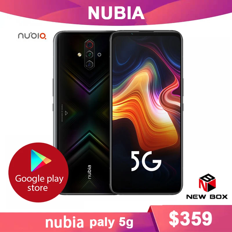 Мобильный телефон Nubia Play экран 6 65 дюйма AMOLED 144 Гц Snapdragon 76 двухдиапазонный