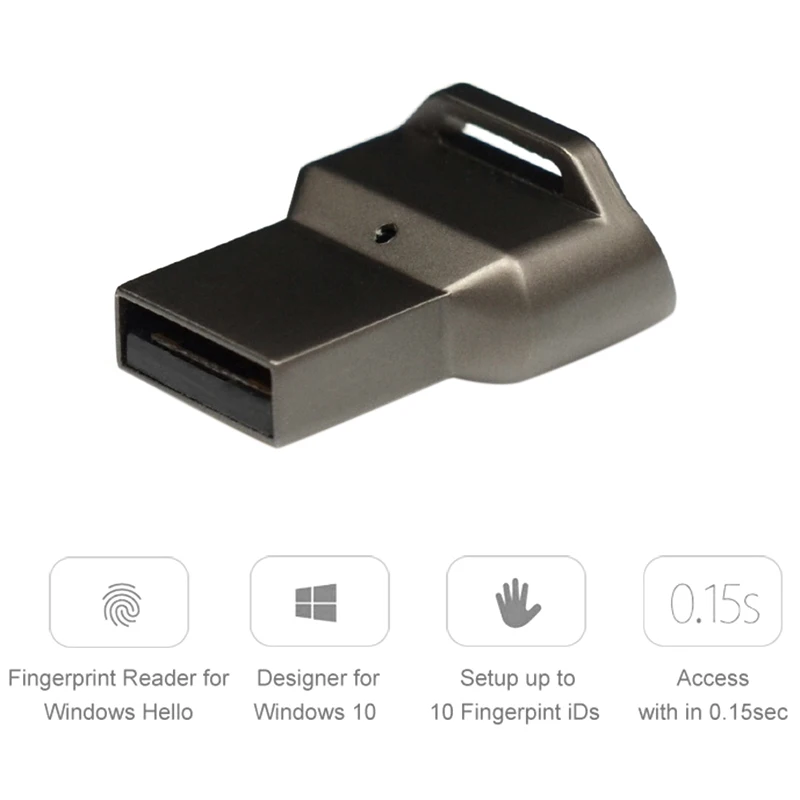 Ключ безопасности мини, мини-usb регистратор отпечатков пальцев, считыватель отпечатков пальцев Smart Touch-ID, безопасный ПК ноутбук для Windows 10, USB Fing