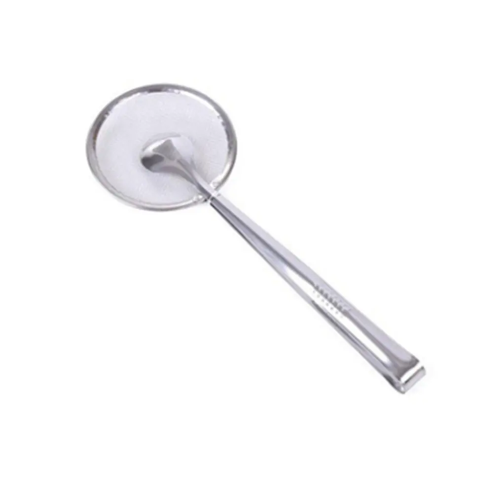 Креативная фильтрующая ложка с зажимом, многофункциональный Дуршлаг Из Нержавеющей Стали, фильтр для жарки масла, зажим для жареной пищи