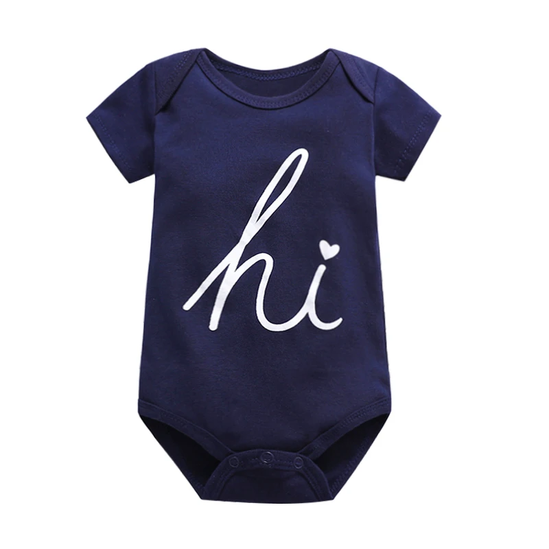 Newborn Bodysuit baby babies bebes clothes Short sleeve cotton printing infant clothing 1pcs 0-24 Months |