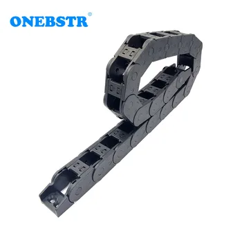

JFLO 1 Meter 25x25 25x38 25x50 25x57 25x77mm Wire Carrier Cable Drag Chain Bridge Type Open On Both Sides Towline Free Shipping