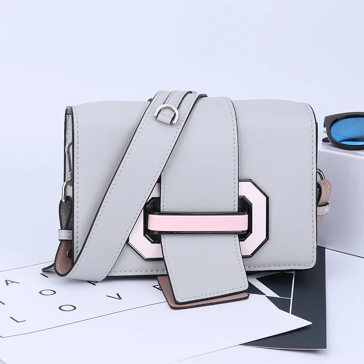 

2019 Summer New Style Chinese Knot Pull-belt WOMEN'S Bag Europe And America Fashion Shoulder Oblique WOMEN'S Cow Leather Bag