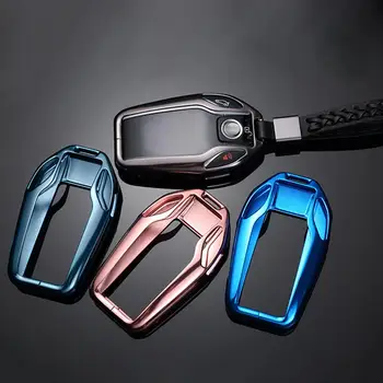 

Aluminum Alloy Car LED Display Key Cover Case for BMW 5 6 7 Series G05 X5 G07 Car Accessories Interior