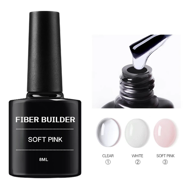 8ml Nail Finger Extension Quick Building Crystal Poly Nail Art Decorations Tips UV Gel Sticking Jewelry DIY Manicure Accessory