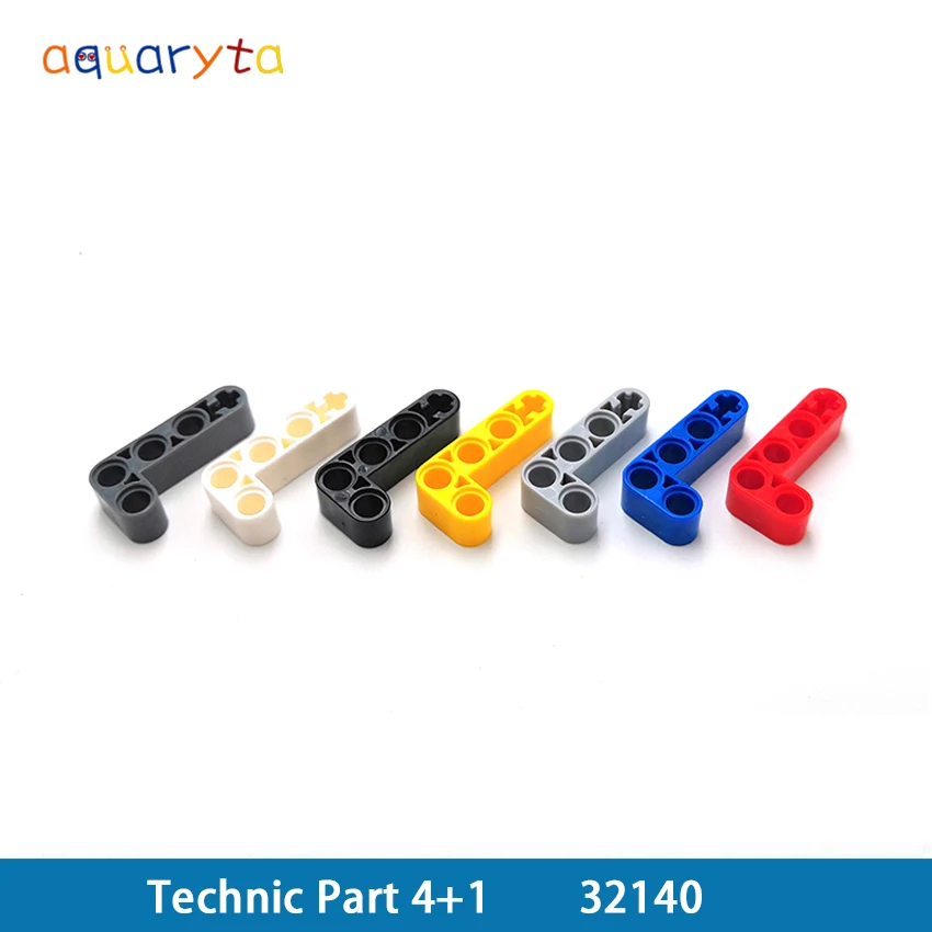 

Aquaryta 20pcs Technic Part 32140 Building Blocks Thick 4+1 T-shaped Arm Liftarm Educational Bricks Creative Gift For Children