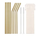 8pcs Gold