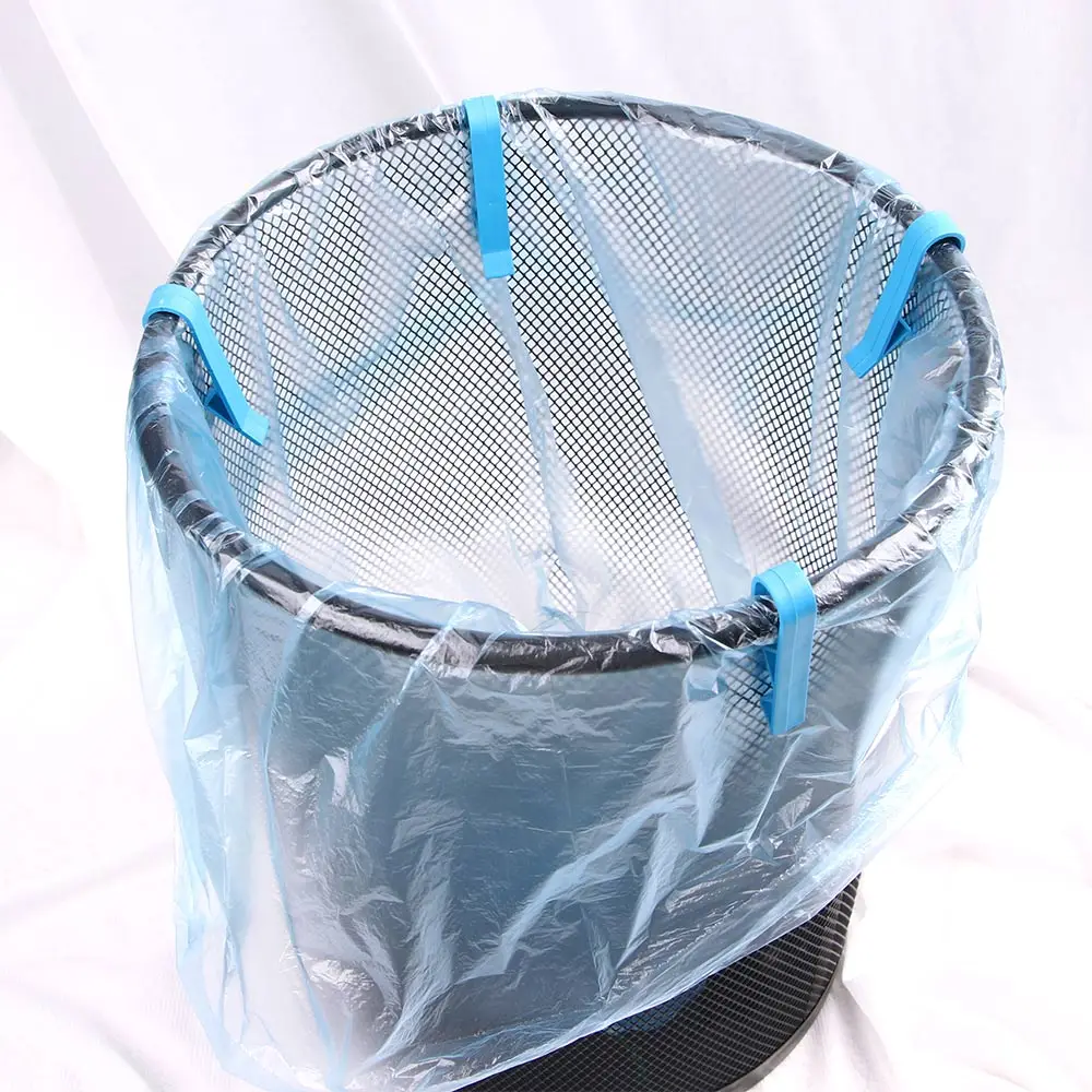 4 шт. домашний мусорный контейнер мешок фиксированный зажим держатель фиксатор