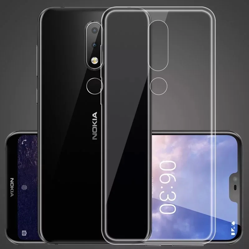 Прозрачный чехол для Nokia 6 2 7 1 3 5 2018 plus Plus 8 мягкий из термопластика прозрачный