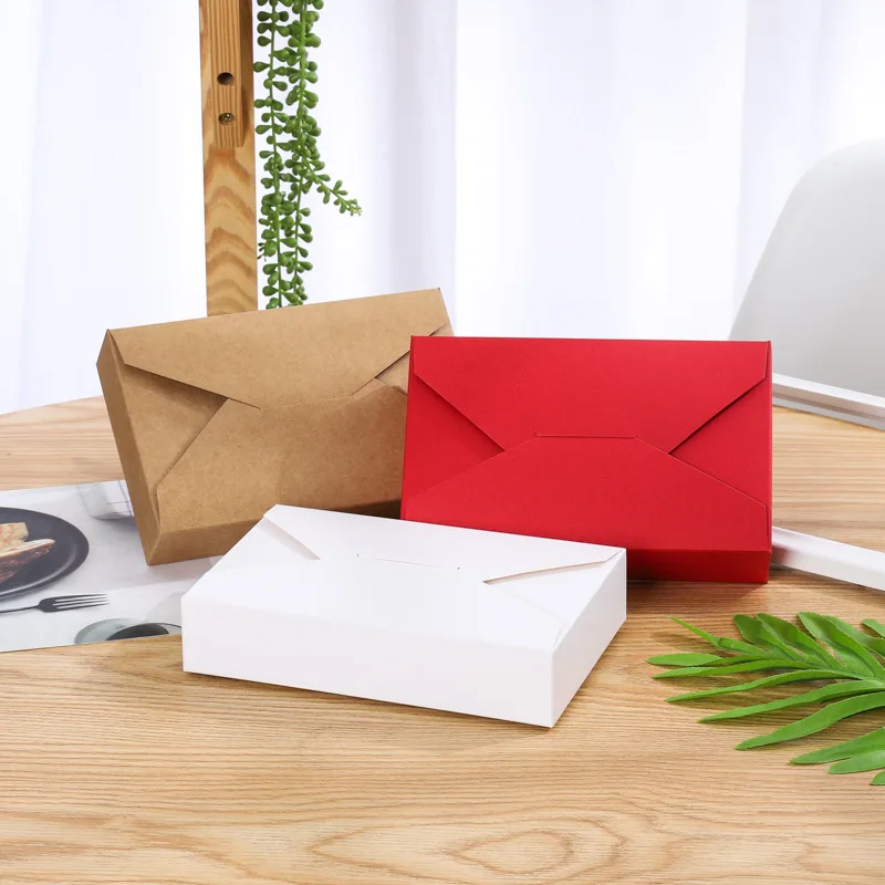 5/10pcs Kraft Paper Gift Box Red/White Candy Chocolate Packing Boxes DIY Handmade Cake Case Wedding Christmas Party Gift Package 5/10pcs Kraft Paper Gift Box Red/White Candy Chocolate Packing Boxes DIY Handmade Cake Case Wedding Christmas Party Gift Package