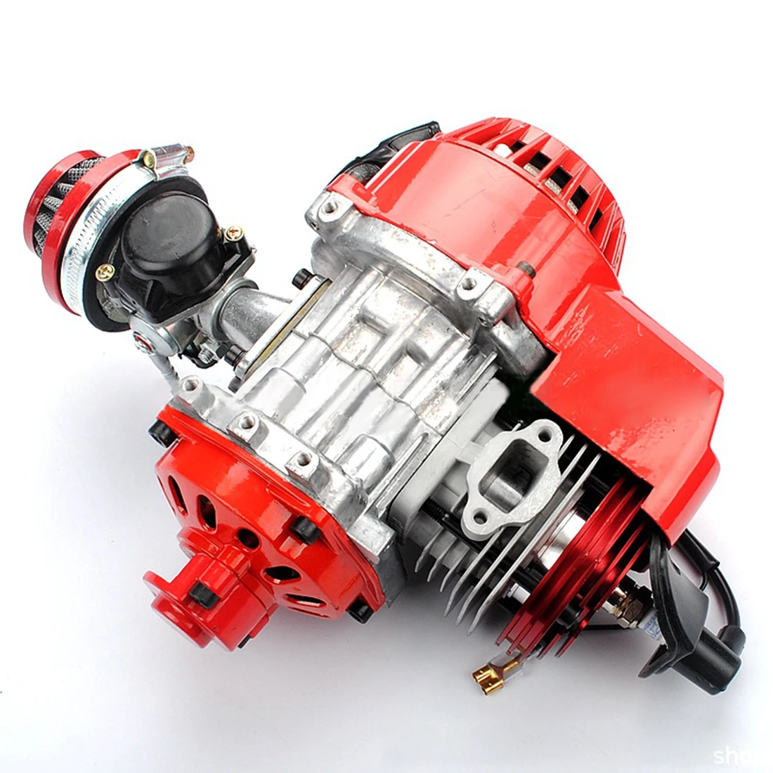 2-Stroke 49CC Engine With Reinforced CNC Cylinder Head For Mini Motorbike Off-Road Vehicle ATV