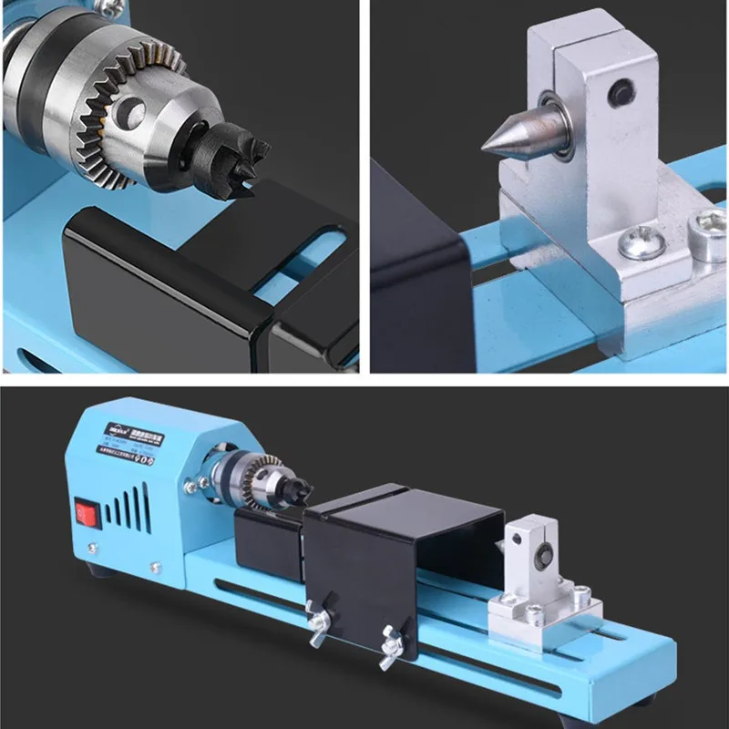 150 вт DIY деревообрабатывающий токарный станок мини станок фрезерный станок для инструментальных работ шлифовальный Блестящий бисер дрель роторный токарный станок стандарт