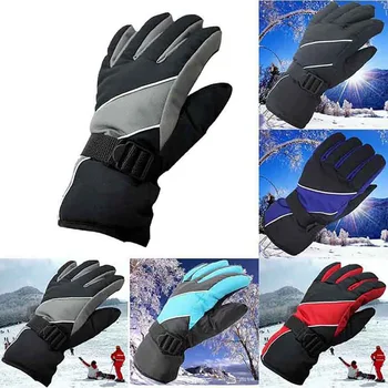 

Antiskid Wear Resistant riding Ski Gloves Mountain Skiing Snowmobile Waterproof Snow Motorcycle Cycling Windproof Gloves