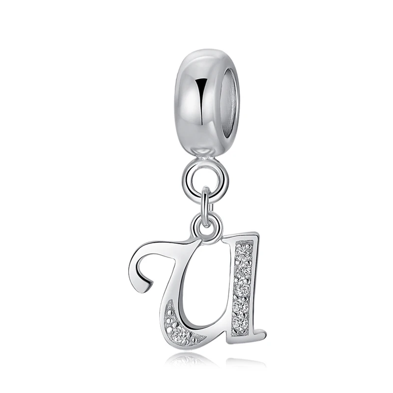 Pandora Charm Charm De Plata De Primera Ley Vintage Letra J
