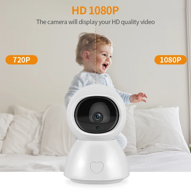 Babyphone vidéo HD 2MP, 5 pouces, avec Vision nocturne, caméra bidirectionnelle pour nounou 6