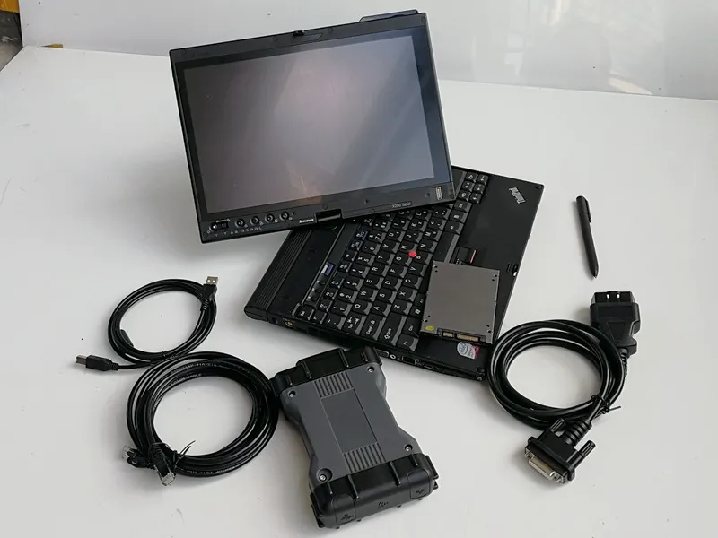 MB Star C6 SD C6 VCI диагностический инструмент с DOiP V12. Xen-Попробуйте для автомобилей mercedes 360GB SSD и б/у ноутбука X201T I7 cpu 8G ram