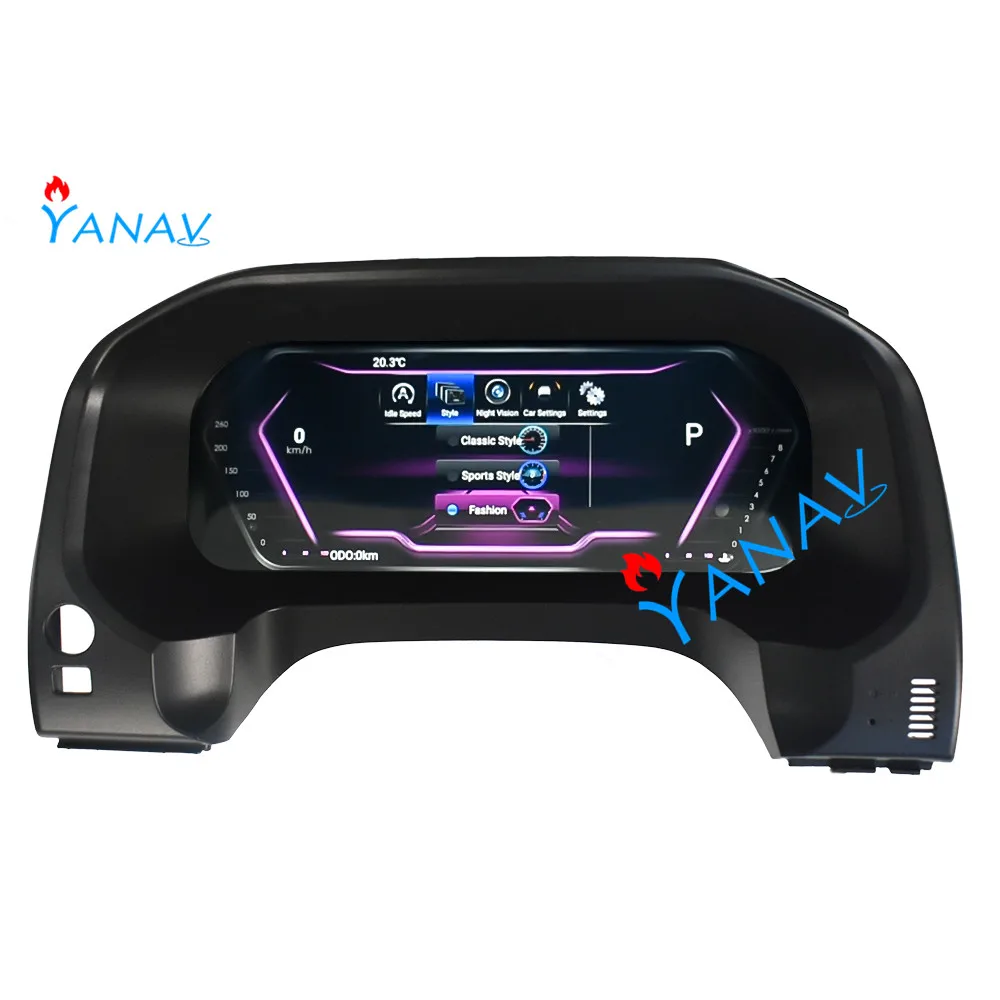 US $843.01 Android GPS Navigation Car LCD Meter Instrument Screen ForToyota Land Cruiser Prado 20102020 Car Dashboard Multimedia Player