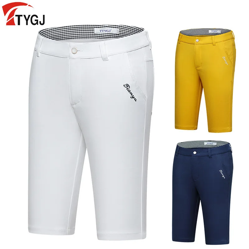 

Ttygj Summer Golf Apparel WOMEN'S Shorts Athletic Pants Korean-style Slim Fit Slimming Golf Pants