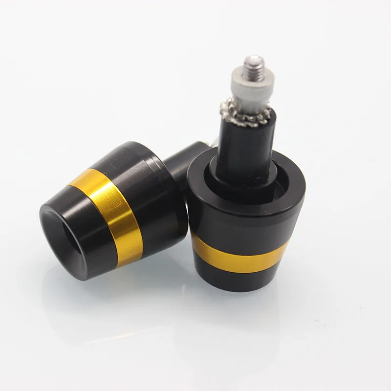 Gold Для поездок на мотоцикле Ducati Monster 696 821 796 1100 620 600 900 797 1200 1100 аксессуары для поездок на мотоцикле, 22 мм ручки заканчивается рукоятка Кепки - Цвет: Gold