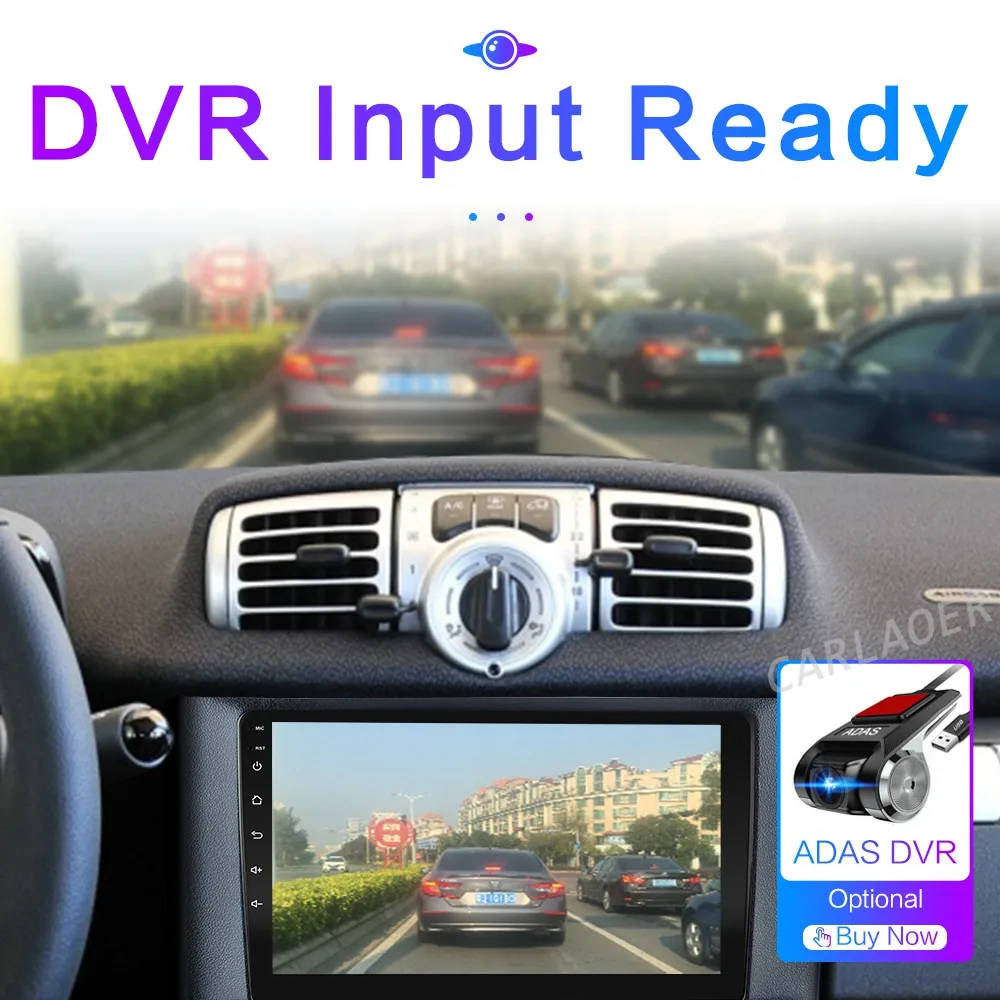 Автомагнитола на Android 10 для Mercedes Benz Smart fortwo 2011 2015 мультимедийный видеоплеер с GPS
