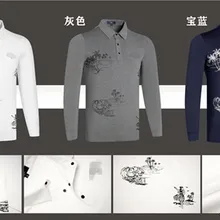 Одежда Для Гольфа Мужская футболка с длинными рукавами быстросохнущая дышащая одежда для гольфа