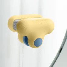 2-em-1 descalcificação escovas de vidro líquido de limpeza pequeno t em forma de espelho de vidro limpador cozinha limpeza do banheiro toalete lidar com ferramentas de limpeza
