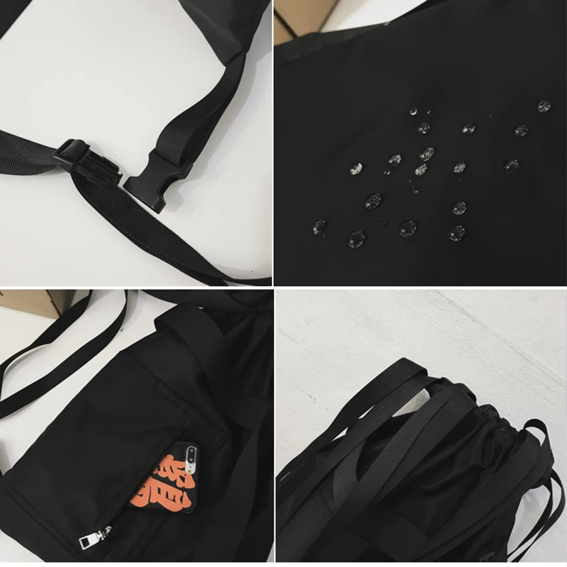 Koop Mode Trendy Tactische Schoudertas Voor Mannen Functionele Ontwerp Casual Crossbody Messenger Bag Streetwear Mannelijke Reizen Handtas Nieuwe