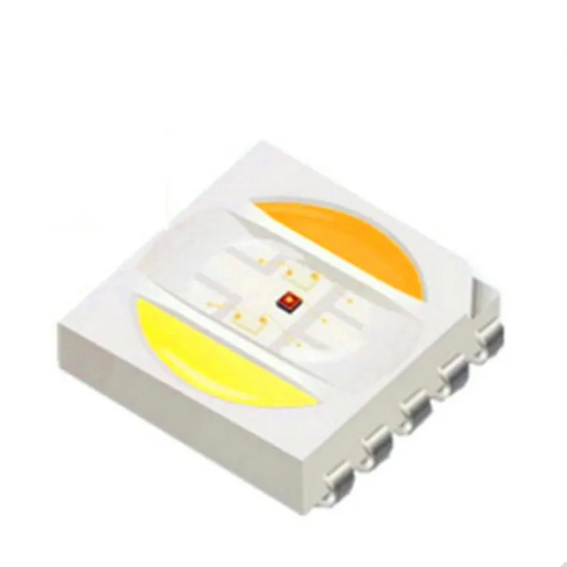 100 1000 шт. 5050 RGB + CCT светодиодный чип RGBWW SMD Beads белый теплый 5 в 1 RA80 RA95|Светодиодные