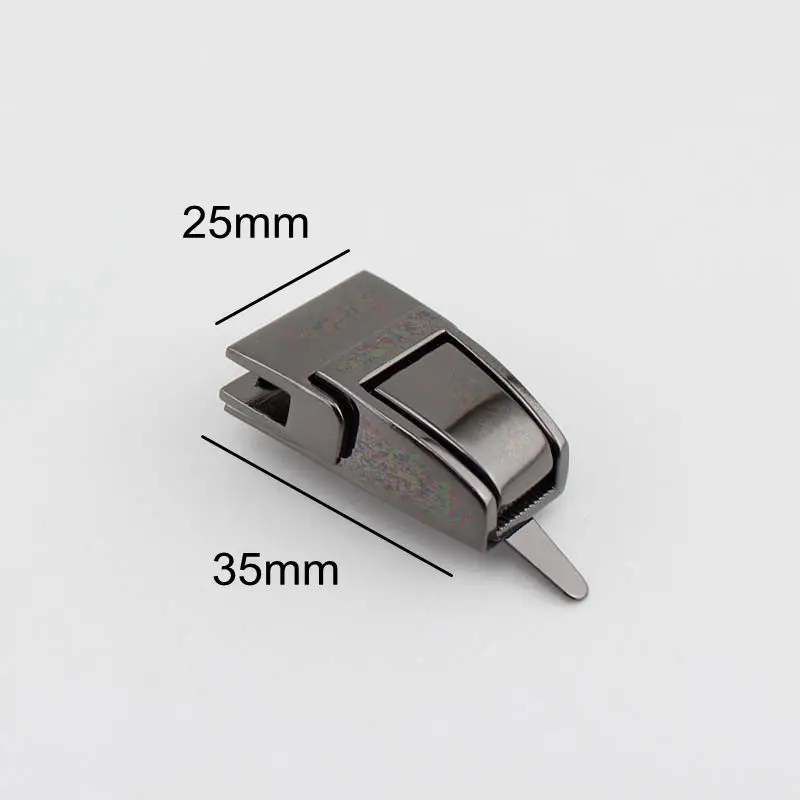 Замки мужские под старину черные серебристые 10 шт. 35 х25 мм|bag lock|gun blackdiy bag |