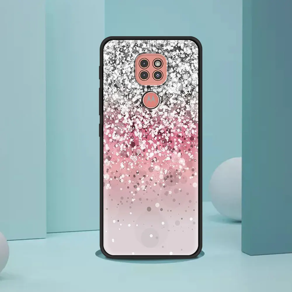 Black Case For Moto One Fusion G9 G8 Play Plus G10 Power G30 E6s One Hyper G Stylus Edge G60 G50 Gold Pink Rose Glitter Hearts Black Case For Moto One Fusion G9 G8 Play Plus G10 Power G30 E6s One Hyper G Stylus Edge G60 G50 Gold Pink Rose Glitter Hearts